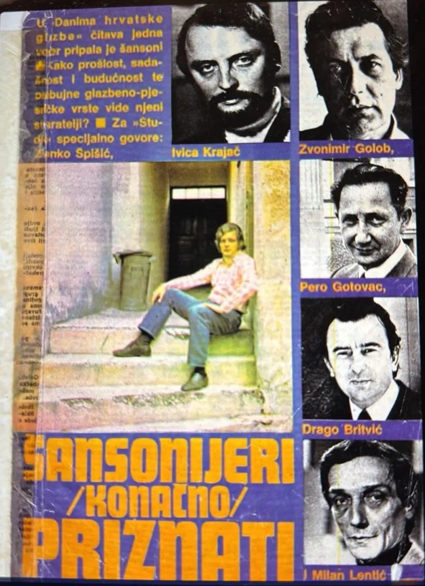 Članak Šansonijeri /konačno/ priznati iz časopisa Studio